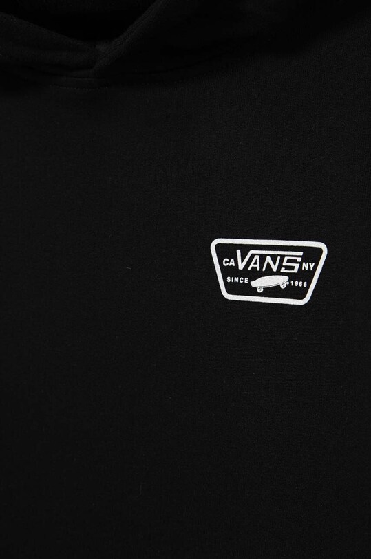 Chłopiec Vans bluza bawełniana dziecięca BY Full Patched II PO VN000JBEBLK1 czarny