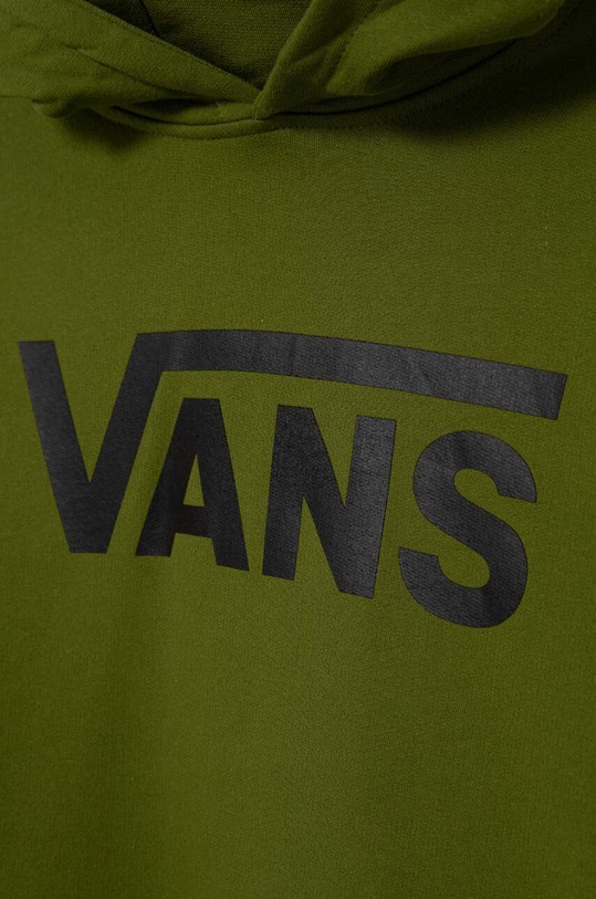CHLAPEC Dětská bavlněná mikina Vans Classic II PO BY VN000JBMCIB1 zelená