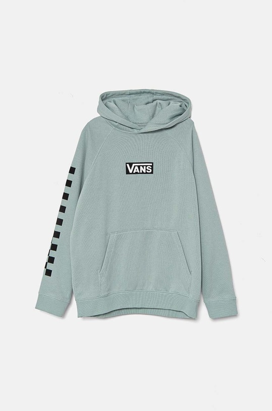 Dětská mikina Vans BOXED PO s kapucí tyrkysová VN000JBRM8I1