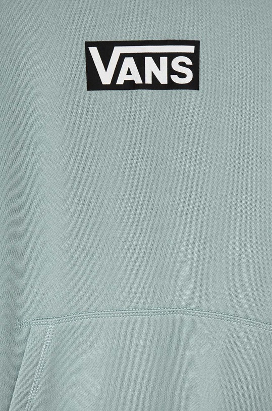 CHLAPEC Dětská mikina Vans BOXED PO VN000JBRM8I1 tyrkysová
