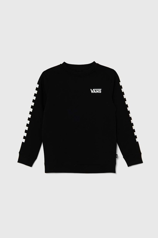 Vans bluza dziecięca EXPOSITION CHECK II CREW pozostałe czarny VN000K98BLK1