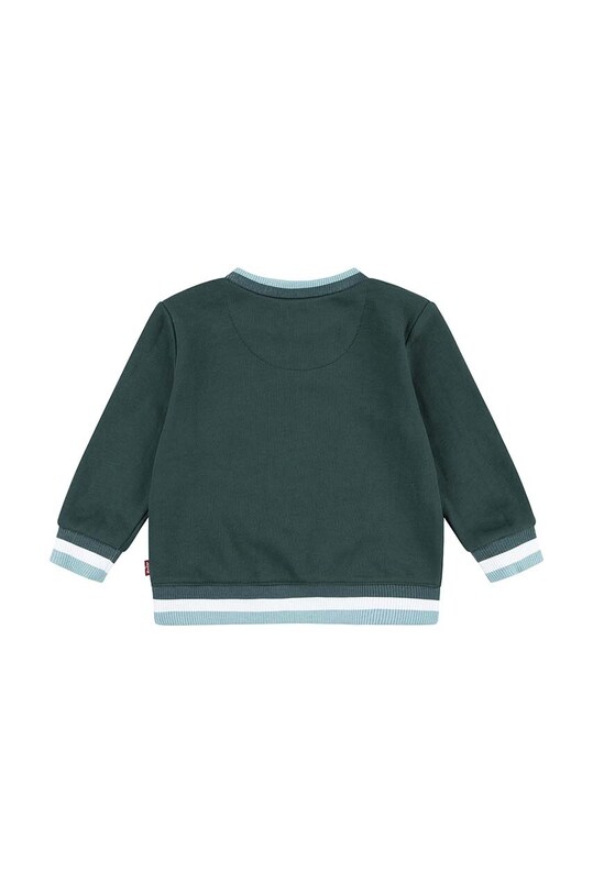 Детская кофта Levi's VARSITY LEVI TIPPED CREW 6EL324 зелёный AW24