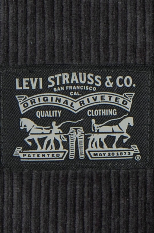Αγορίστικα Παιδική μπλούζα Levi's KNIT CORDUROY HOODIE 9EL157 μαύρο
