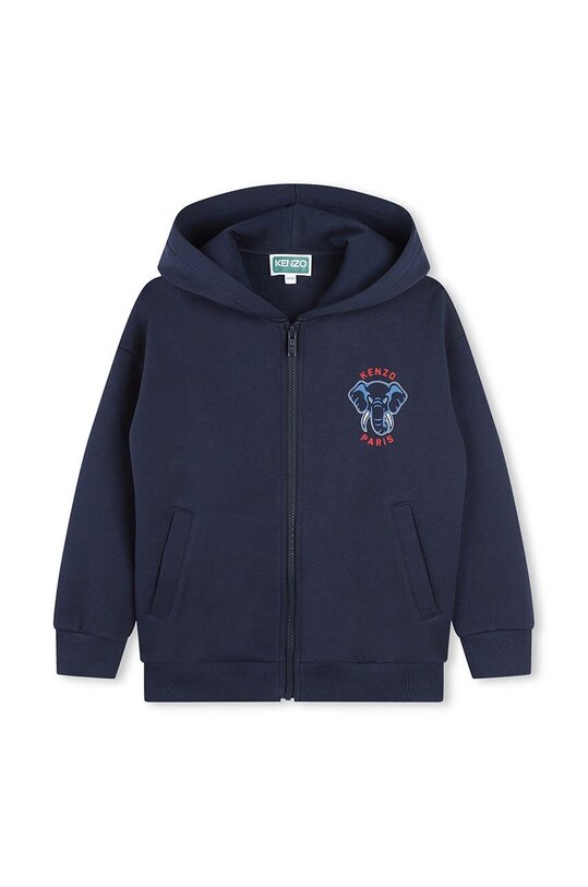 Дитяча кофта Kenzo Kids з капюшоном темно-синій K60813.86.108