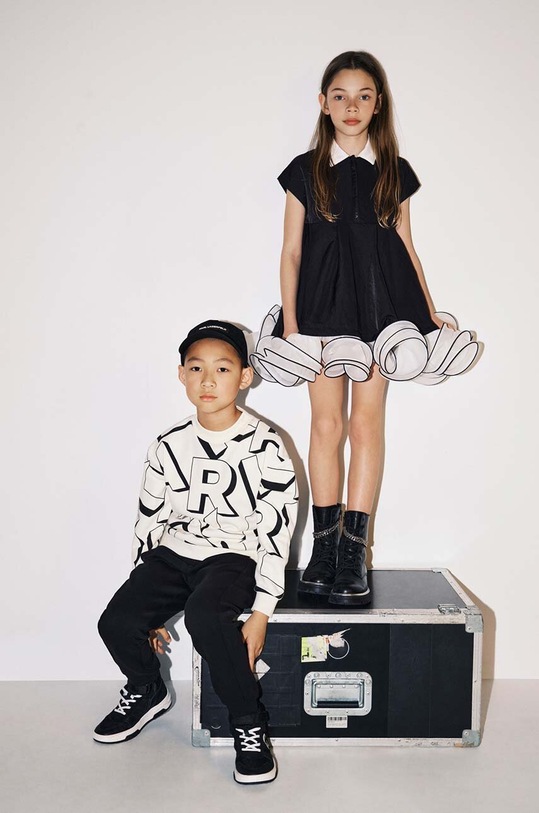 Dětská mikina Karl Lagerfeld Z30251.126.150 béžová