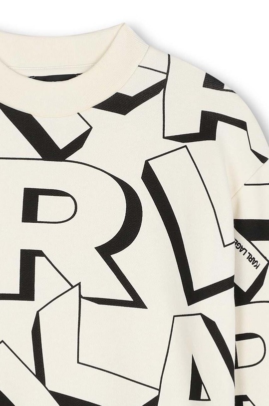 Dětská mikina Karl Lagerfeld béžová Z30251.126.150