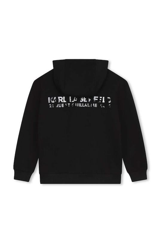 Karl Lagerfeld bluza copii Z30302.162.174 negru AW24