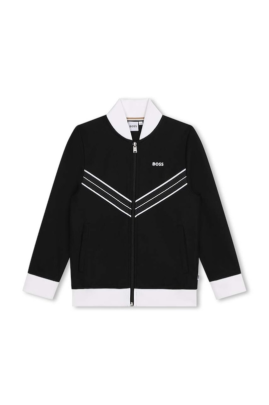 Detská mikina BOSS bez kapucne čierna J51125.114.150