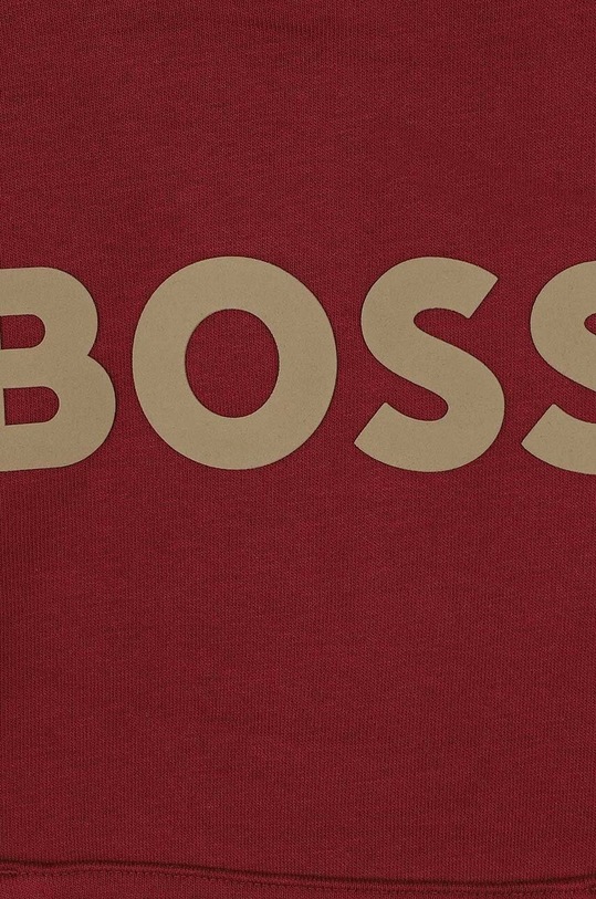 CHLAPEC Dětská mikina BOSS J51187.126.150 burgundské