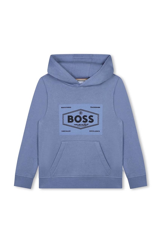 BOSS bluza dziecięca z kapturem szary J51194.162.174