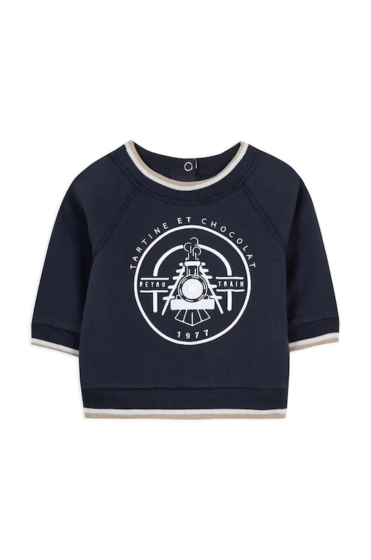 Tartine et Chocolat bluza bawełniana dziecięca TZ15011.80.94 granatowy AW24