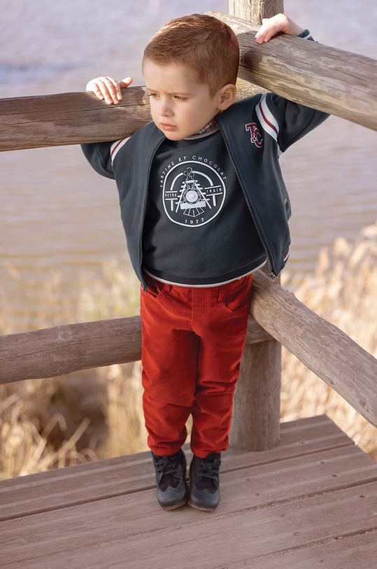 Tartine et Chocolat bluza bawełniana dziecięca nadruk granatowy TZ15011.104