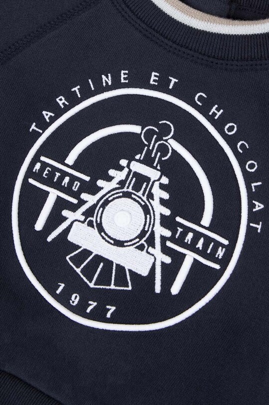 Tartine et Chocolat hanorac de bumbac pentru copii bleumarin TZ15011.104