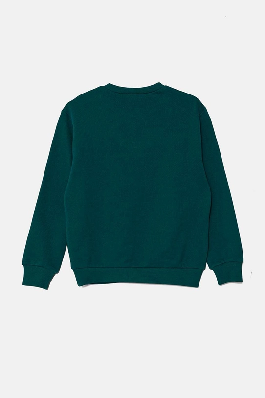 Dječaci Dječja pamučna dukserica United Colors of Benetton 3J68C10JM.G.Seasonal zelena