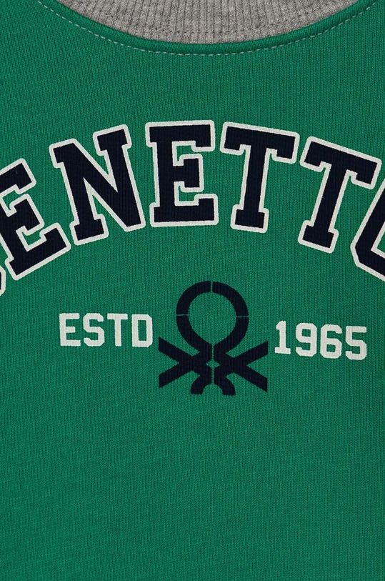 Chłopiec United Colors of Benetton bluza bawełniana dziecięca 3J70G10F0.P.Seasonal zielony