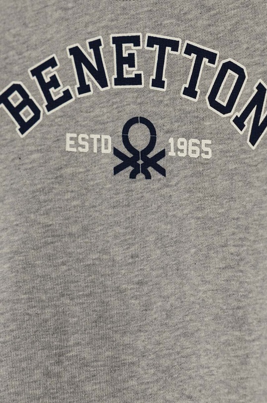 Αγορίστικα Παιδική βαμβακερή μπλούζα United Colors of Benetton 3J70G10F0.P.Seasonal γκρί