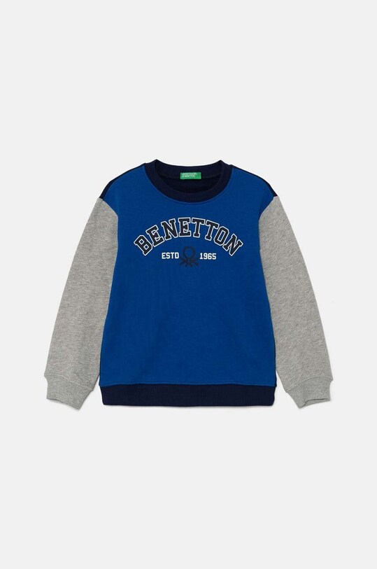 Детская хлопковая кофта United Colors of Benetton хлопок голубой 3J70G10F0.P.Seasonal