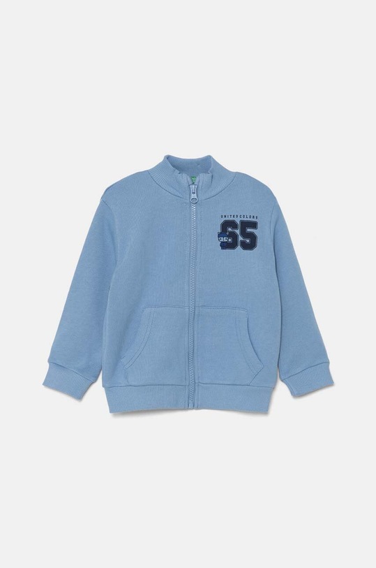 Παιδική βαμβακερή μπλούζα United Colors of Benetton βαμβάκι μπλε 3J70G5033.P.Seasonal