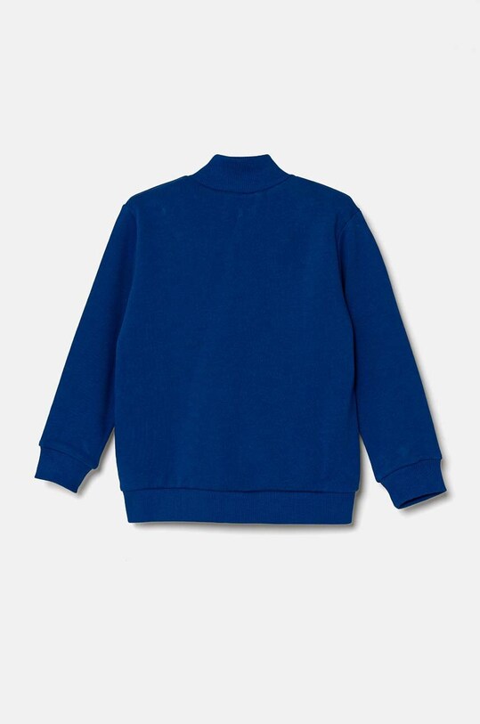 United Colors of Benetton hanorac de bumbac pentru copii 3J70G5033.P.Seasonal albastru AW24