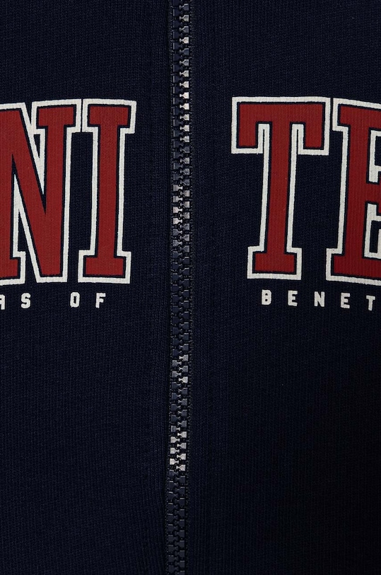 Αγορίστικα Παιδική βαμβακερή μπλούζα United Colors of Benetton 3J70G5033.P.Seasonal σκούρο μπλε