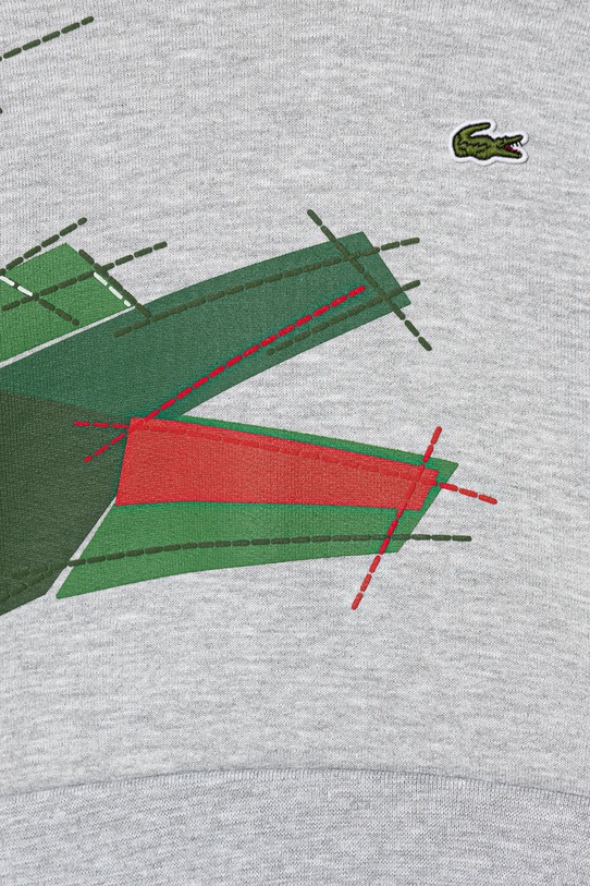 Chlapec Detská mikina Lacoste SJ2561 sivá