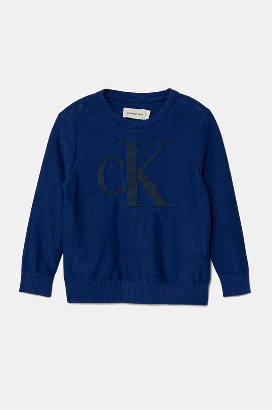 Calvin Klein Jeans pulover copii IB0IB02152.104.116.9BYH bleumarin AW24