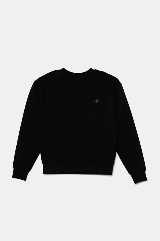 Дитяча кофта Calvin Klein Jeans IB0IB02203.9BYH чорний AW24