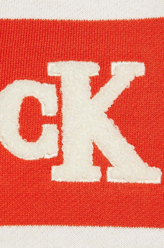 Calvin Klein Jeans hanorac de bumbac pentru copii rosu IB0IB02206.128.176.9BYH