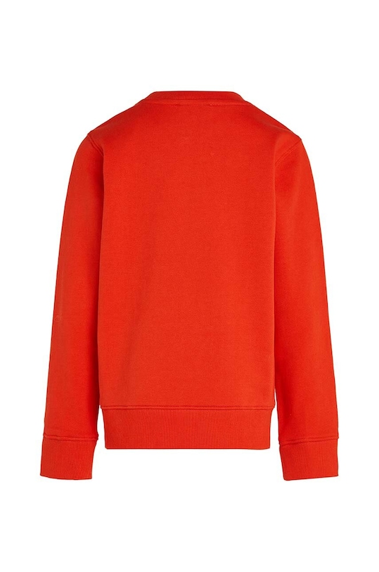 Dječaci Dječja pamučna dukserica Calvin Klein Jeans IB0IB02212.128.176.9BYH crvena