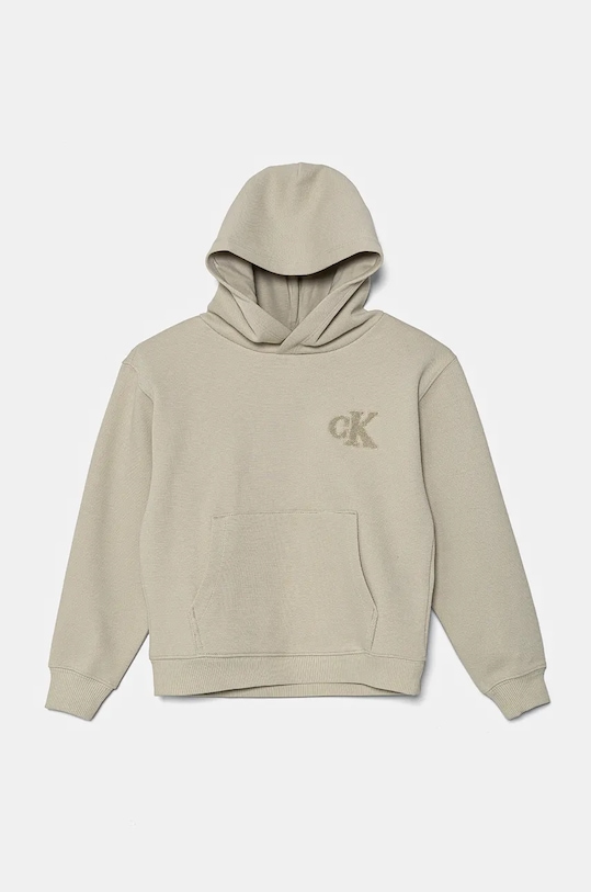 Calvin Klein Jeans bluza dziecięca IB0IB02216.9BYH beżowy AW24