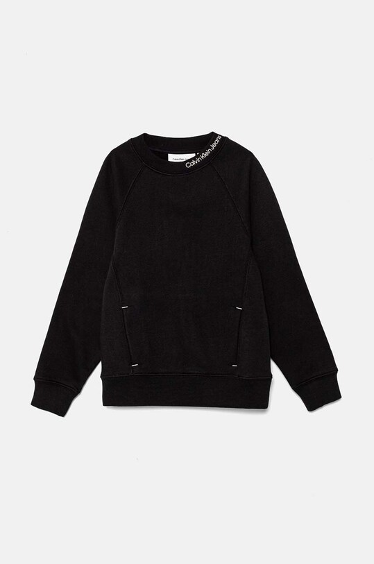 Detská mikina Calvin Klein Jeans IB0IB02326.116.9BYH čierna AW24