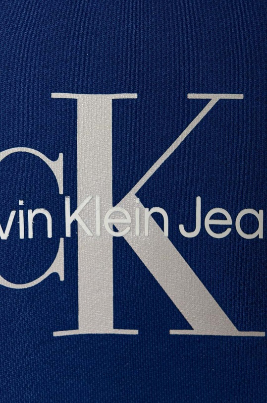 Calvin Klein Jeans bluza bawełniana dziecięca niebieski IU0IU00675.104.116.9BYH