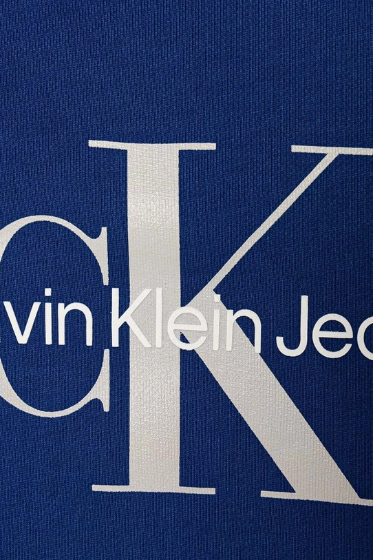 Дитяча бавовняна кофта Calvin Klein Jeans блакитний IU0IU00675.128.176.9BYH