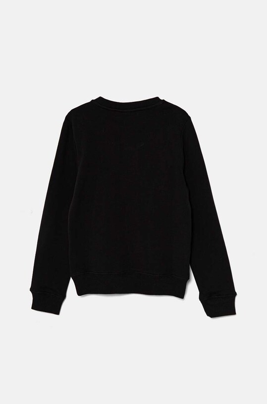 Мальчик Детская хлопковая кофта Calvin Klein Jeans IU0IU00675.128.176.9BYH чёрный