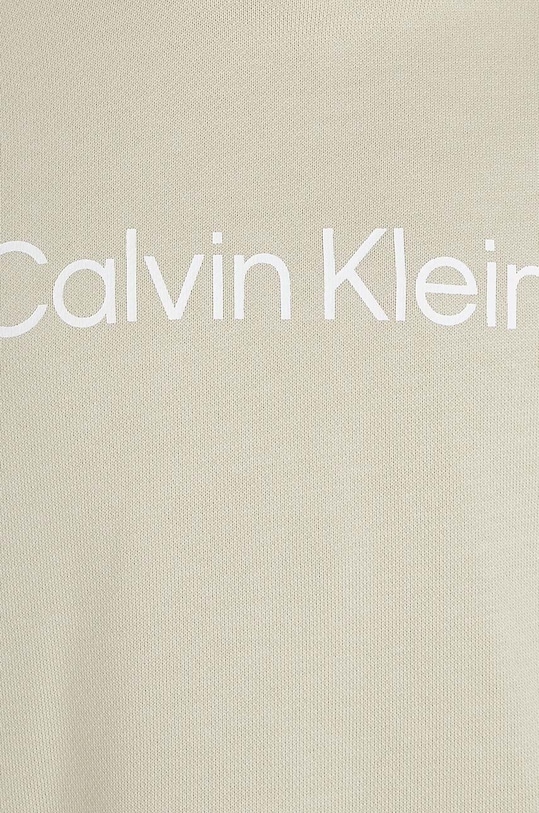 Detská bavlnená mikina Calvin Klein Jeans béžová IU0IU00679.104.116.9BYH