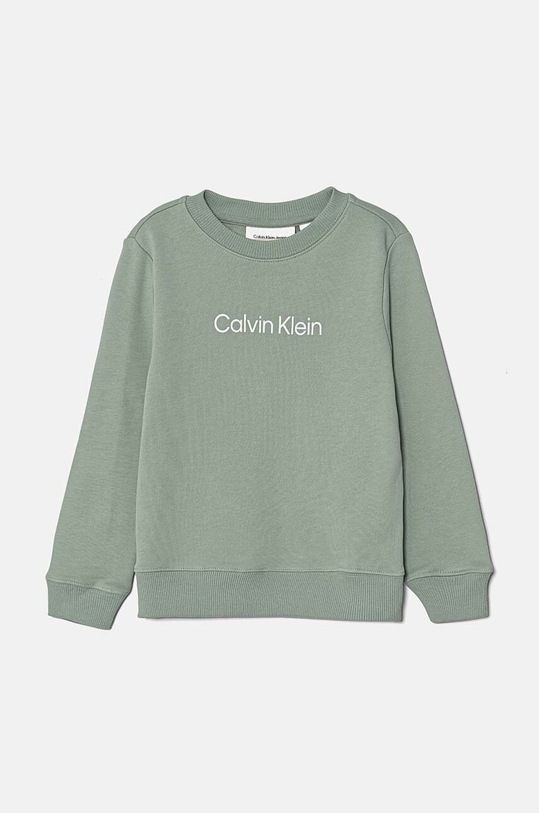 Calvin Klein Jeans bluza bawełniana dziecięca IU0IU00680.104.116.9BYH zielony AW24