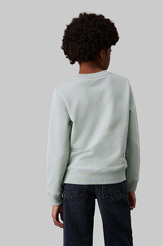 Dětská bavlněná mikina Calvin Klein Jeans IU0IU00680.128.176.9BYH zelená