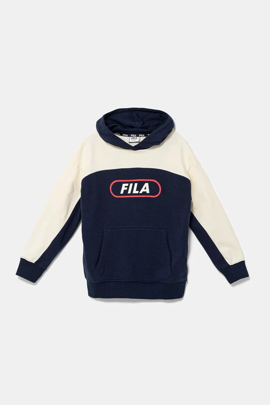 Fila bluză copii LUCKA cu modele bleumarin FAT0567