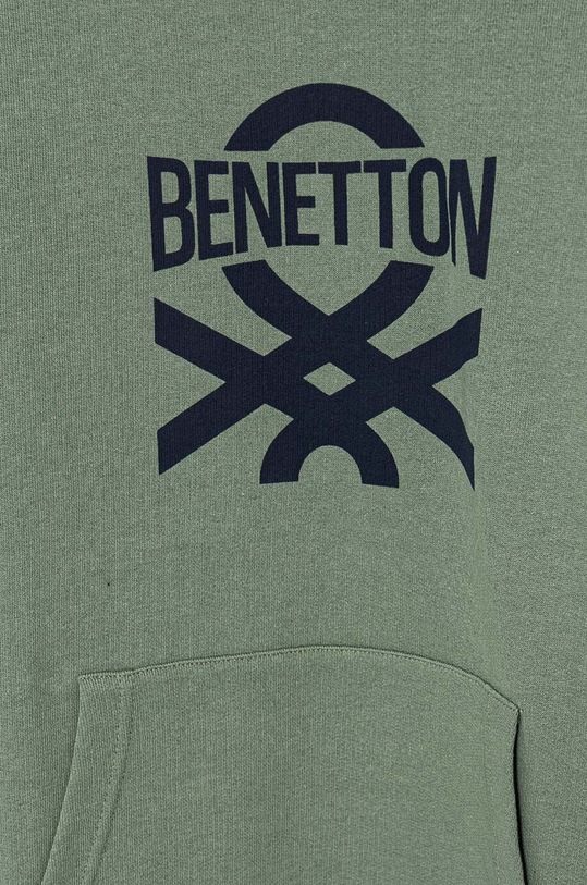 CHLAPEC Dětská bavlněná mikina United Colors of Benetton 3J68C203N.G.Seasonal zelená