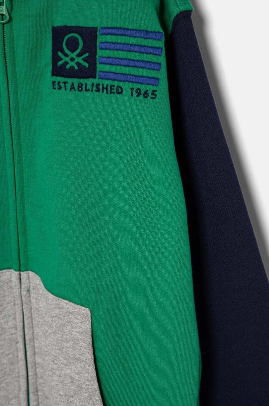 Chłopiec United Colors of Benetton bluza bawełniana dziecięca 3J68C503X.G.Seasonal zielony