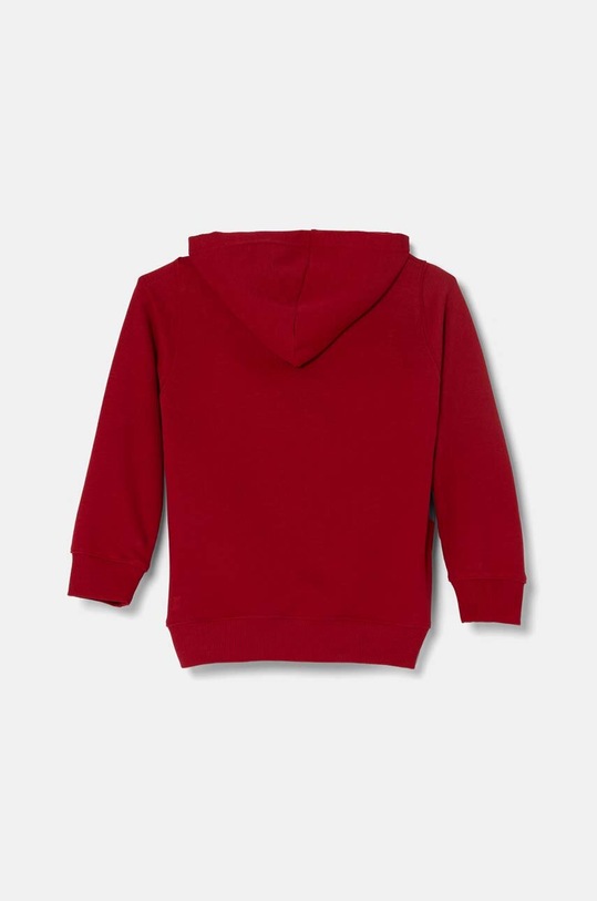 Παιδική βαμβακερή μπλούζα United Colors of Benetton 3J68C503X.G.Seasonal μπορντό AW24