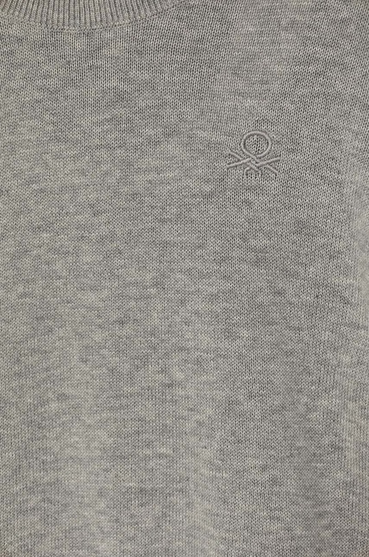 Αγορίστικα Παιδικό βαμβακερό πουλόβερ United Colors of Benetton 1294G100P.P.Seasonal γκρί