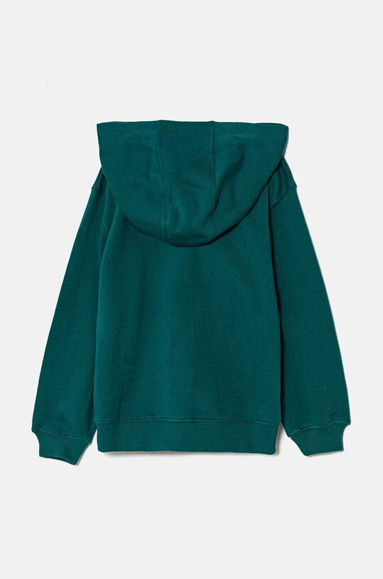 Дитяча бавовняна кофта United Colors of Benetton 3J68G5034.P.Seasonal зелений AW24