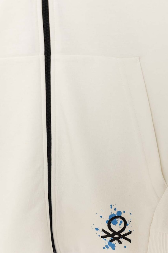 Chłopiec United Colors of Benetton bluza dziecięca 330SC503Z.G.Seasonal biały