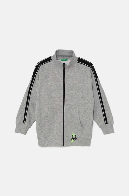 United Colors of Benetton bluza dziecięca aplikacja szary 330SC503Z.G.Seasonal