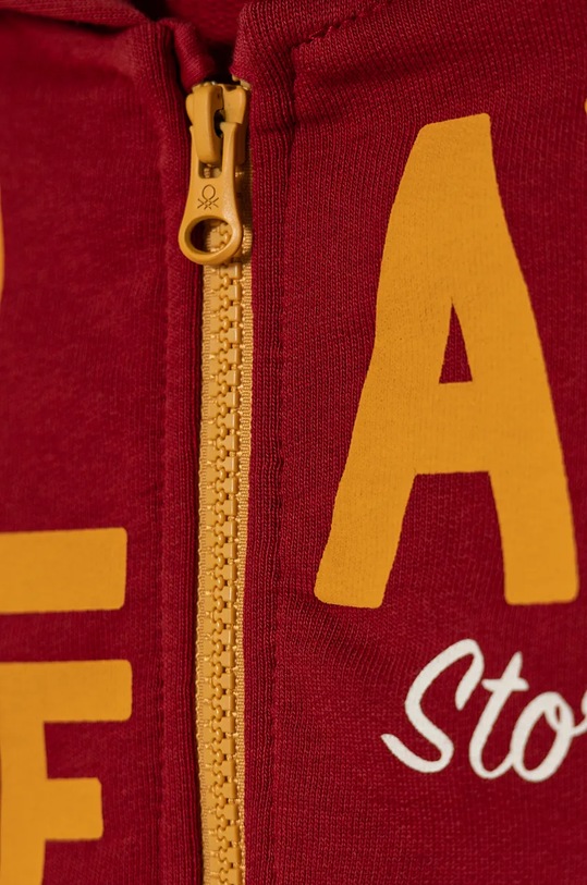 Αγορίστικα Παιδική βαμβακερή μπλούζα United Colors of Benetton 3FWYG5039.P.Seasonal μπορντό