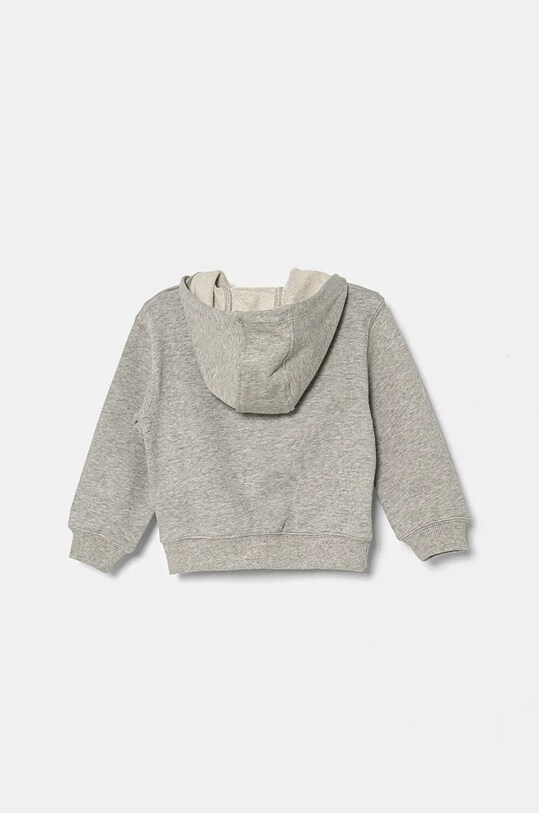 Детская хлопковая кофта United Colors of Benetton 3FWYG5039.P.Seasonal серый AW24