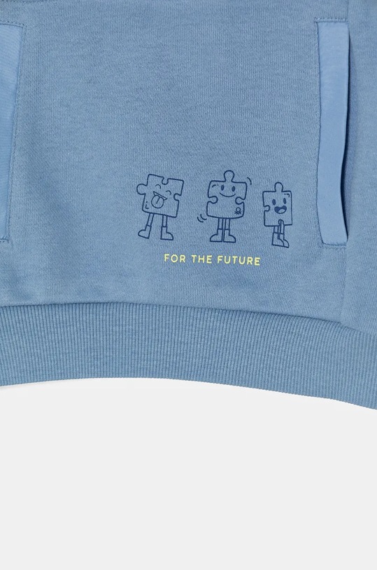 CHLAPEC Dětská mikina United Colors of Benetton 3WNCG200T.P.Seasonal modrá
