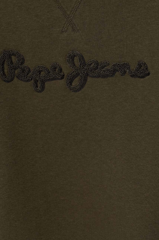 Chłopiec Pepe Jeans bluza bawełniana dziecięca NEW LAMONTY CREW PB581613 zielony