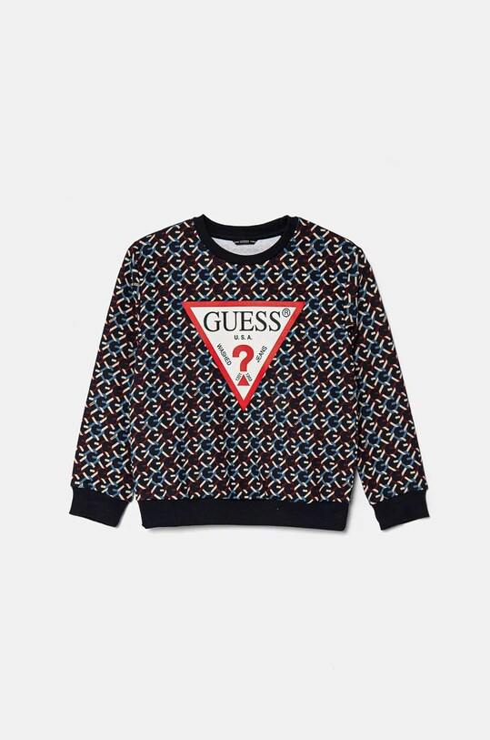 Детская хлопковая кофта Guess хлопок тёмно-синий L4BQ01.KAD73.9BYH